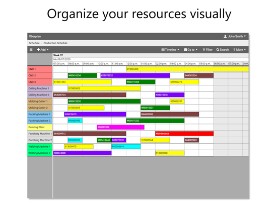 Screenshot #5 pour Oberplan - Resource Planner