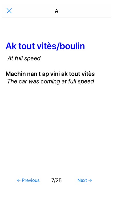 Haitian Creole Idioms Screenshot