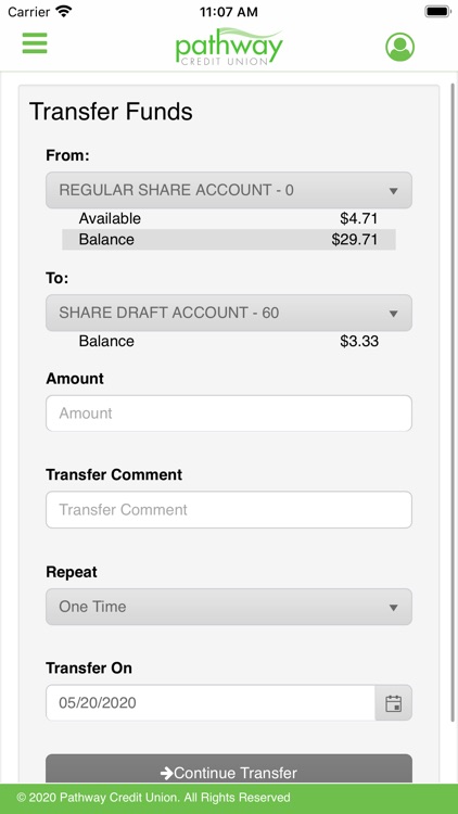 Pathway Credit Union Mobile screenshot-3