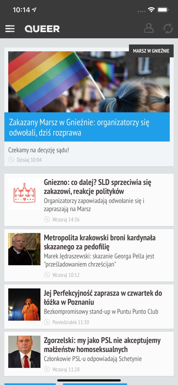iPhone screenshot