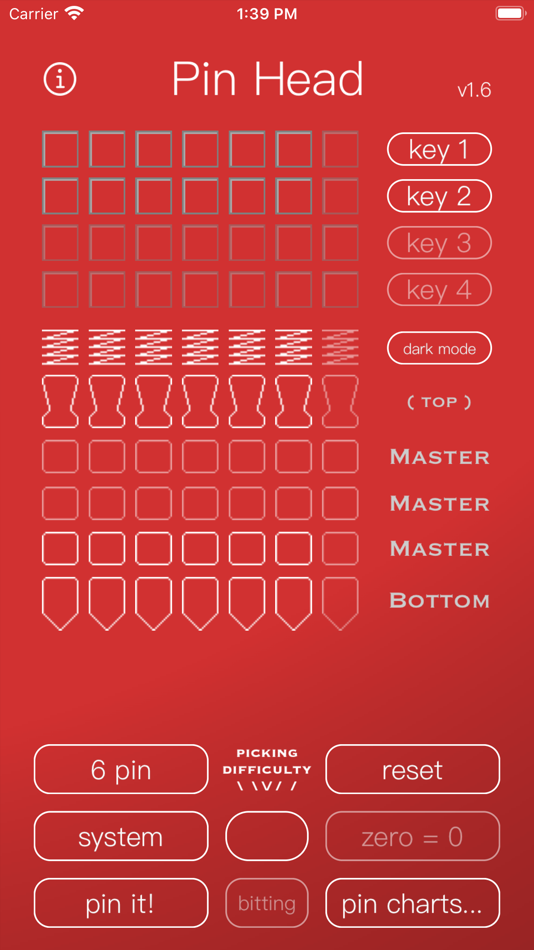 #1. Pin Head - Lock Cylinder Calc (iOS) 由: Farren Domenici