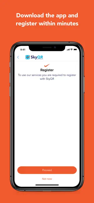 SkyQR iPhone screenshot 1
