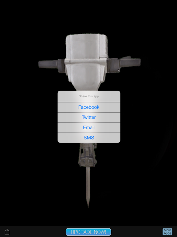 Pocket JackHammer iPad screenshot 3 - Entertainment app