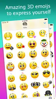 3d emoji stickers for imessage iphone screenshot 1
