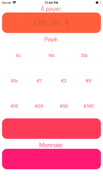 Screenshot #1 pour Calculateur de Monnaie