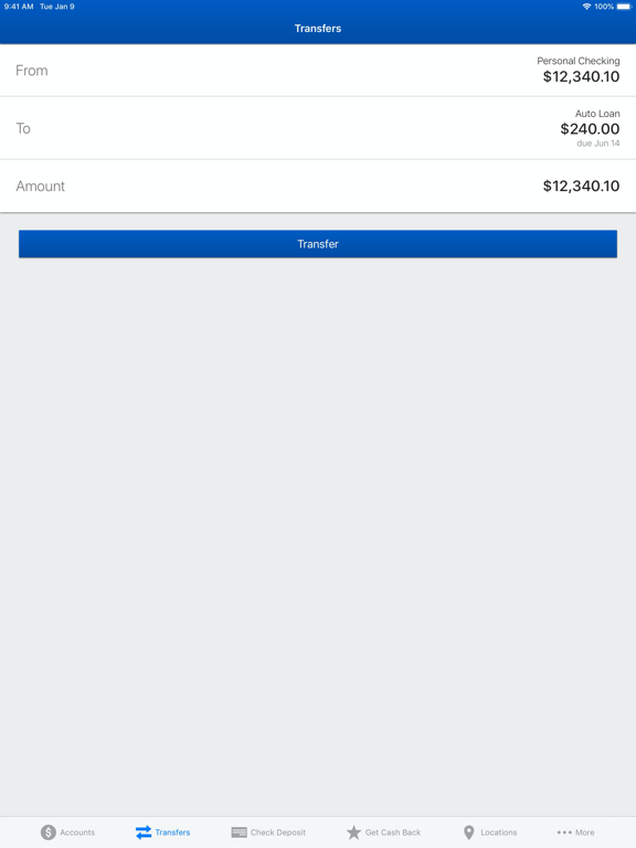 Third Federal Savings & Loan iPad screenshot 4 - Finance app