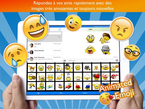 Screenshot #4 pour Clavier Emoji animé Pro