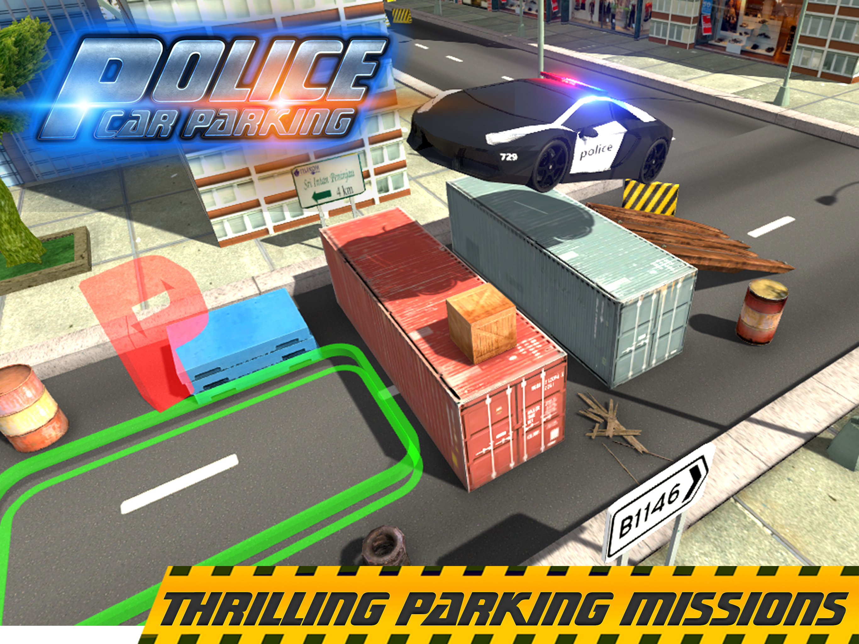 Advanced Police Car Parking screenshot 8
