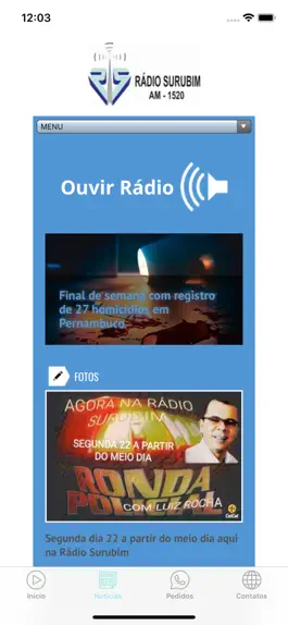 Game screenshot Rádio Surubim apk