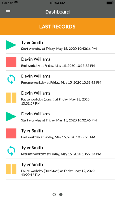 Bixpe Worktime Tracking screenshot 2