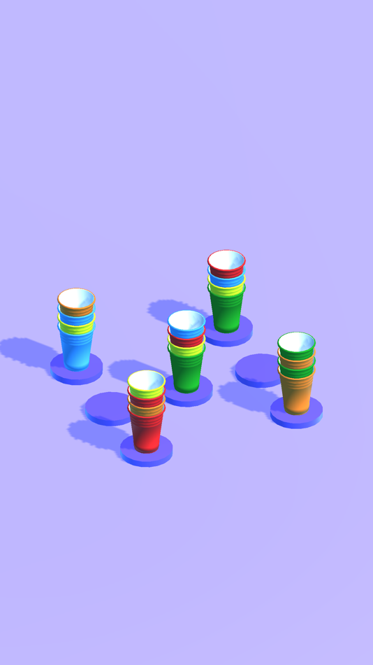 #2. Cups Sort (iOS) By: MENA AAZEDINE