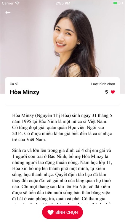 App Star - Bình chọn Ngôi Sao