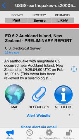 Instant USGS Earthquake Liteのおすすめ画像5
