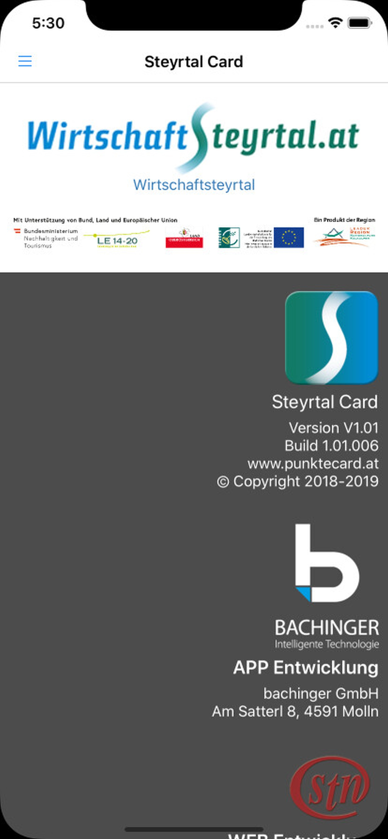 STEYRTAL CARD