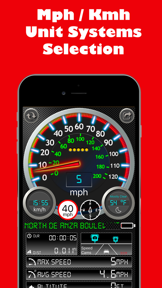 #3. Speedmeter + (iOS) 由: UniCom Technology