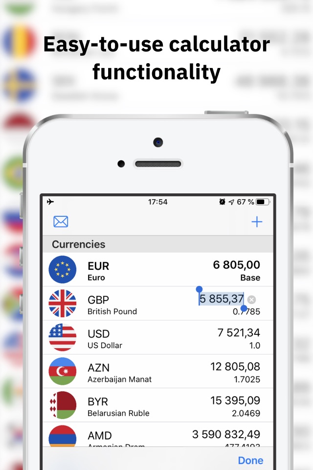 Currencies - quick converter screenshot 3