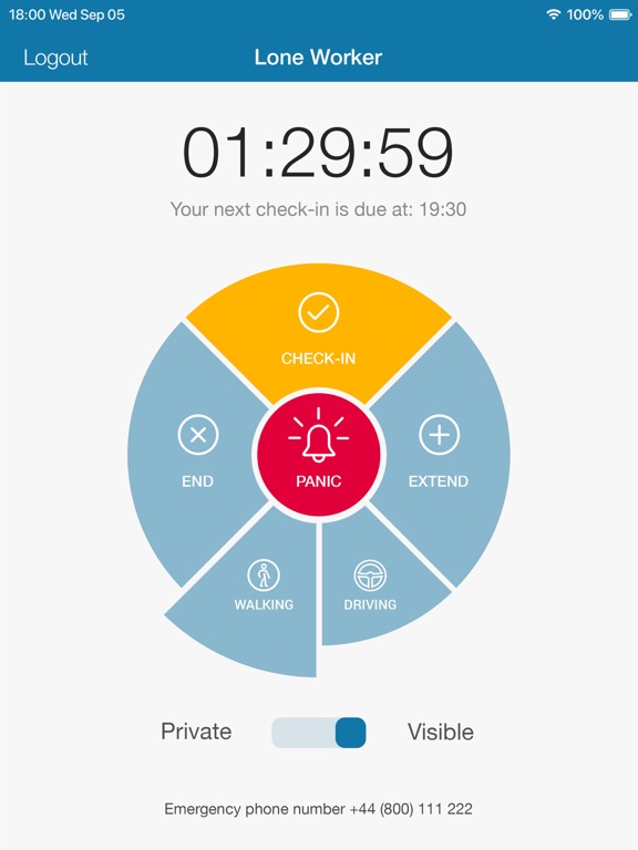 Screenshot #5 pour Cloud Lone Worker Pro