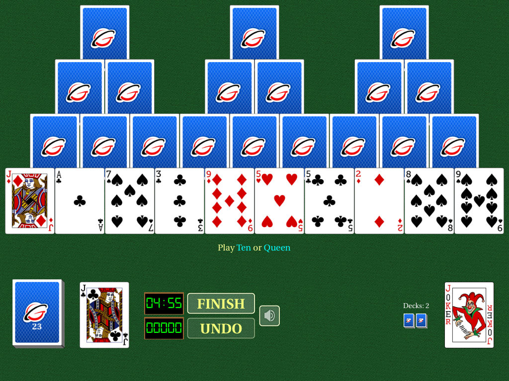 Pyramids Rush Solitaire Online