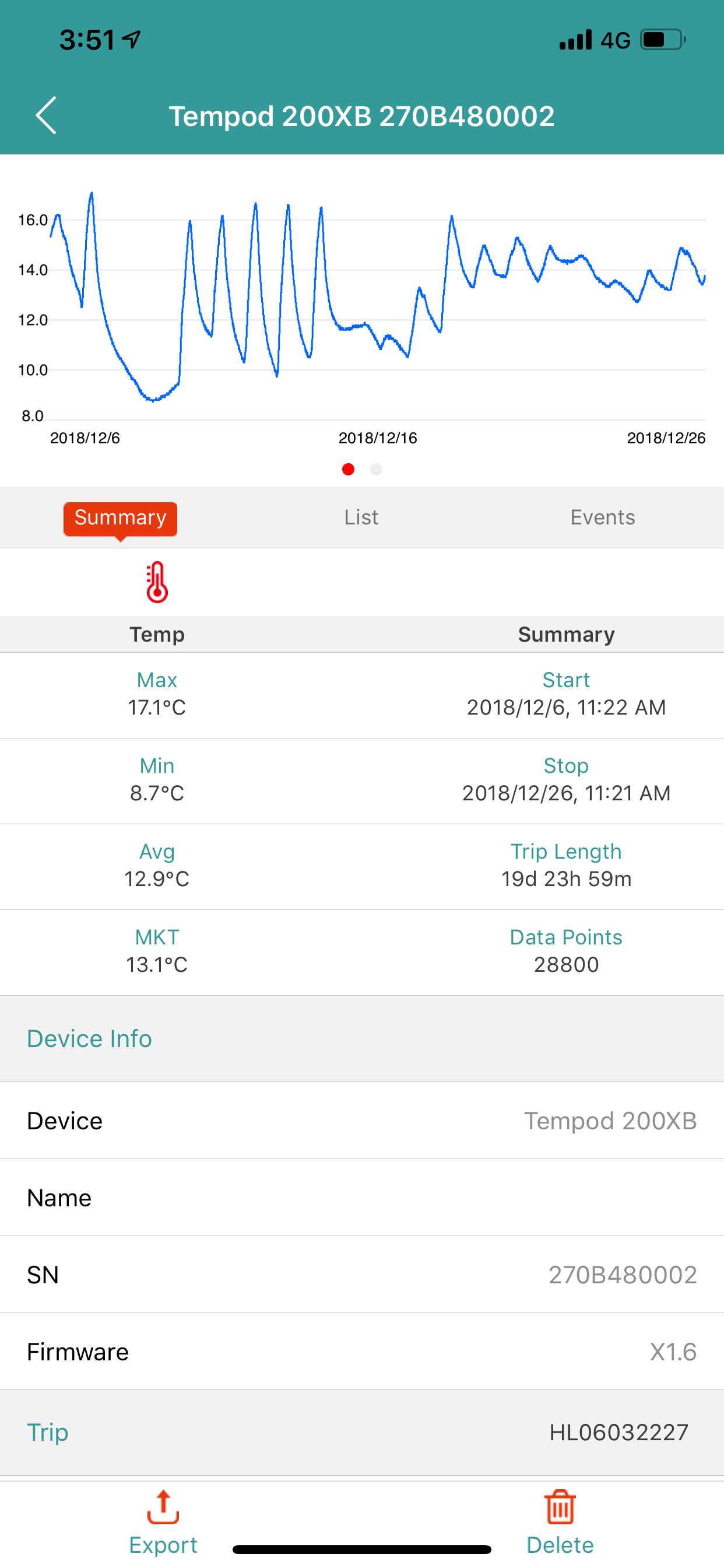 TempSen Go screenshot 3