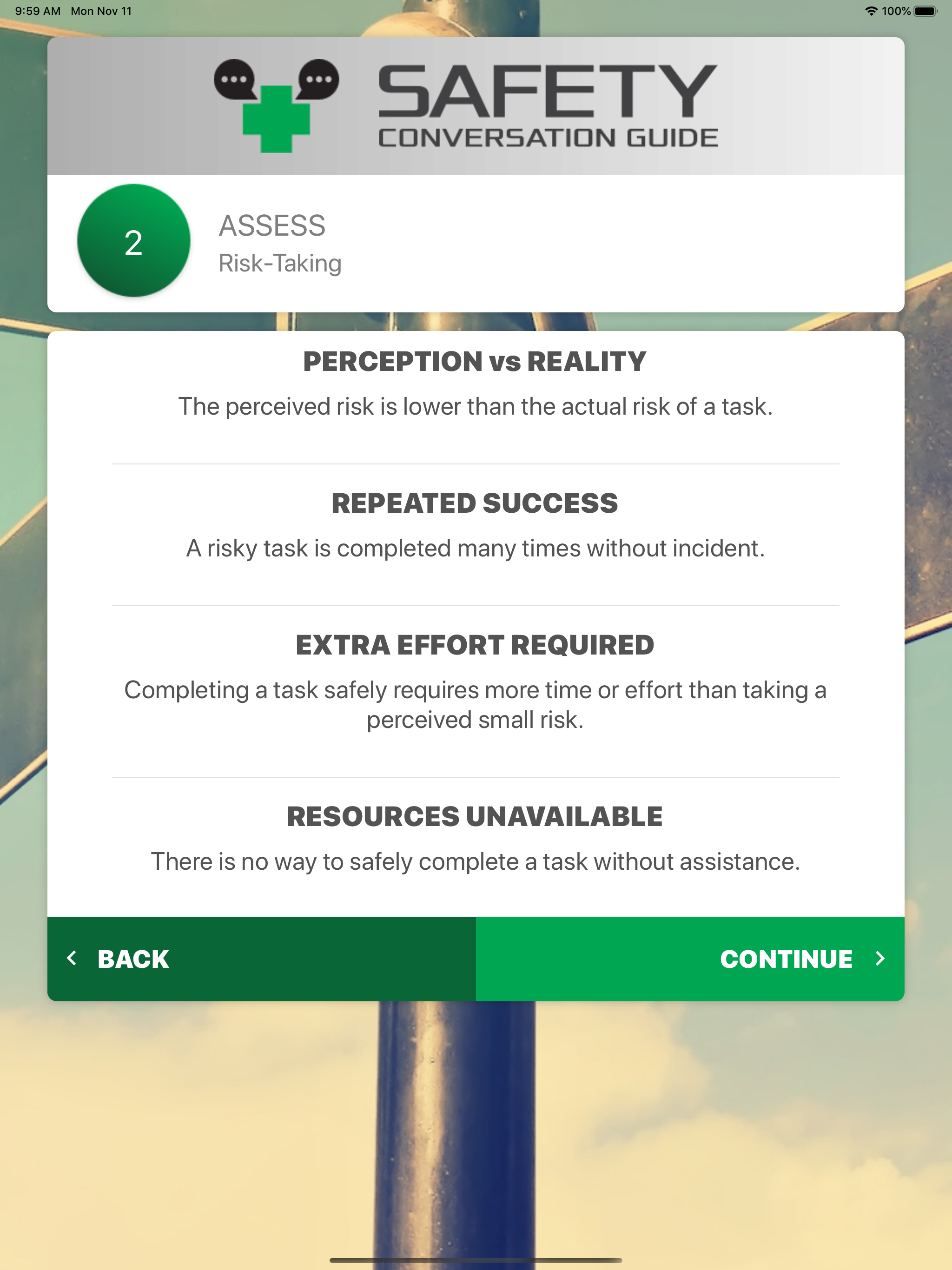 Safety Conversation Guide screenshot 6