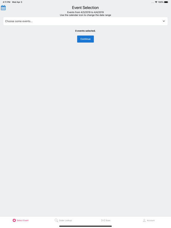 Tix - TixScan iPad screenshot 4 - Business app