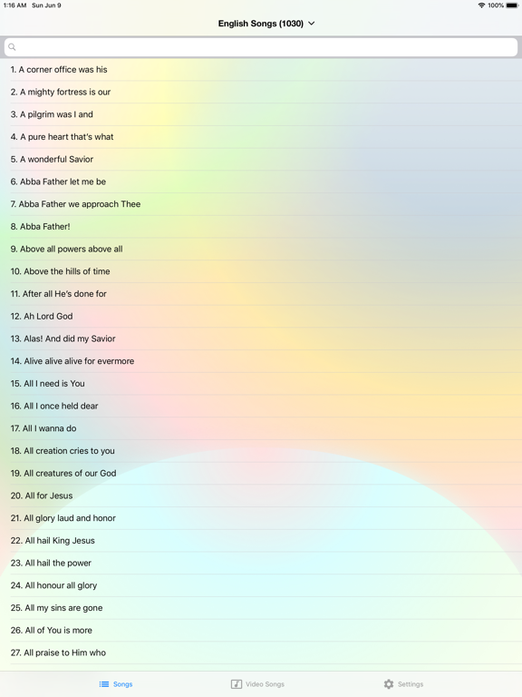 Screenshot #5 pour English Christian Songs