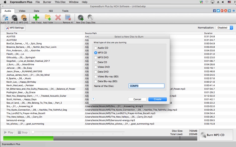 #1. Express Burn Plus (macOS) By: NCH Software
