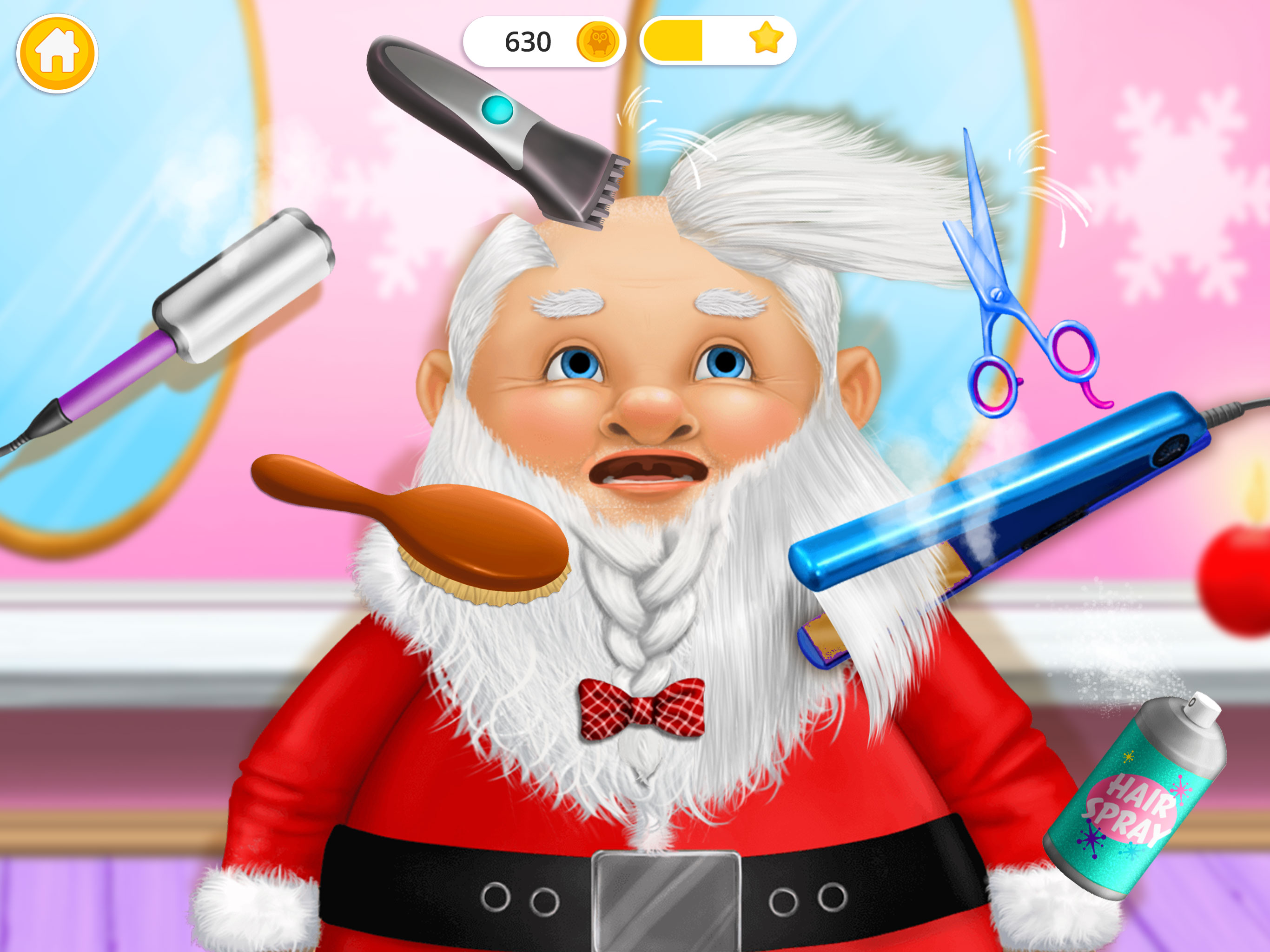 Christmas Animal Hair Salon 2