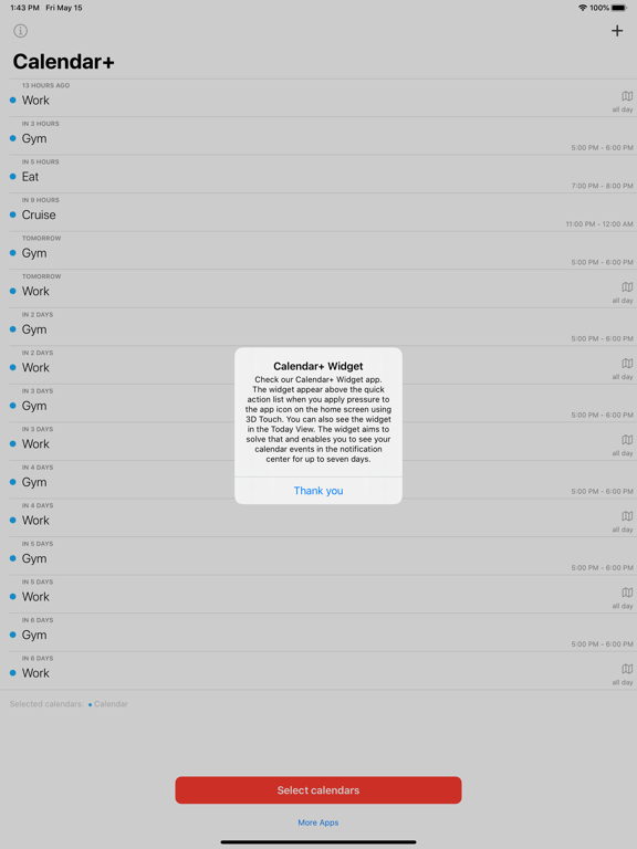 Screenshot #5 pour Calendar+ Widget