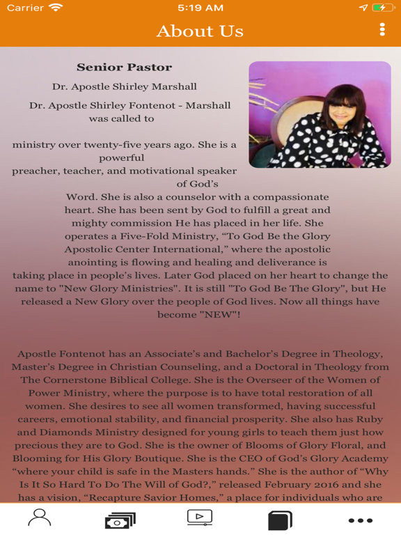 Screenshot #4 pour New Glory Ministries