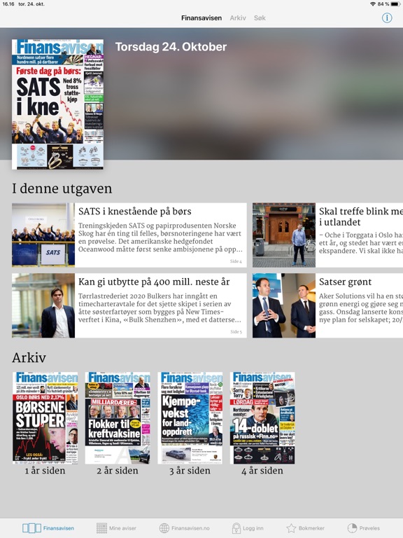 Screenshot #4 pour Finansavisen eAvis