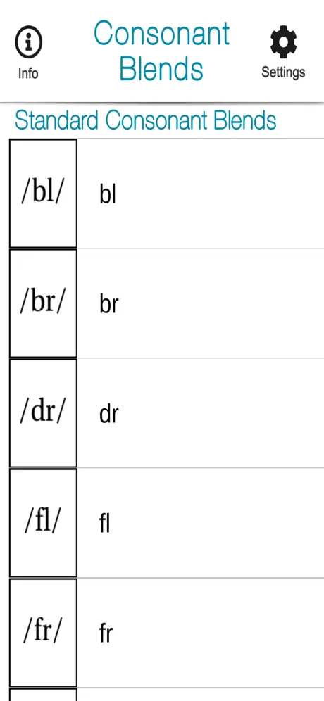 SmallTalk Consonant Blends