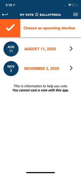 Game screenshot My Vote Ballotpedia apk