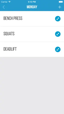 Game screenshot Gym List apk