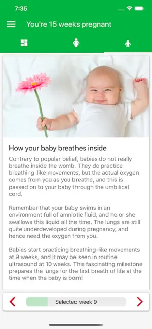 Imágen 2 Pregnancy App. iphone