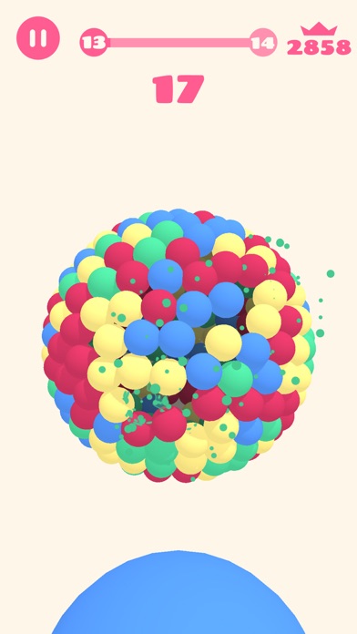 screenshot of Bubble Spin 3D 2