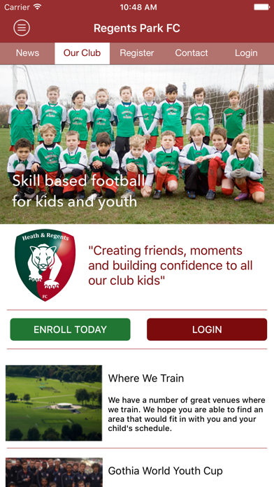 Screenshot #2 pour Regents Park FC