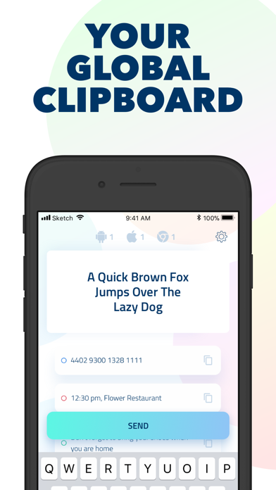 Screenshot #1 pour Clipboard - Paste Anywhere