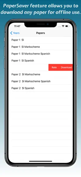 Game screenshot A+Papers: IB Exam Papers apk