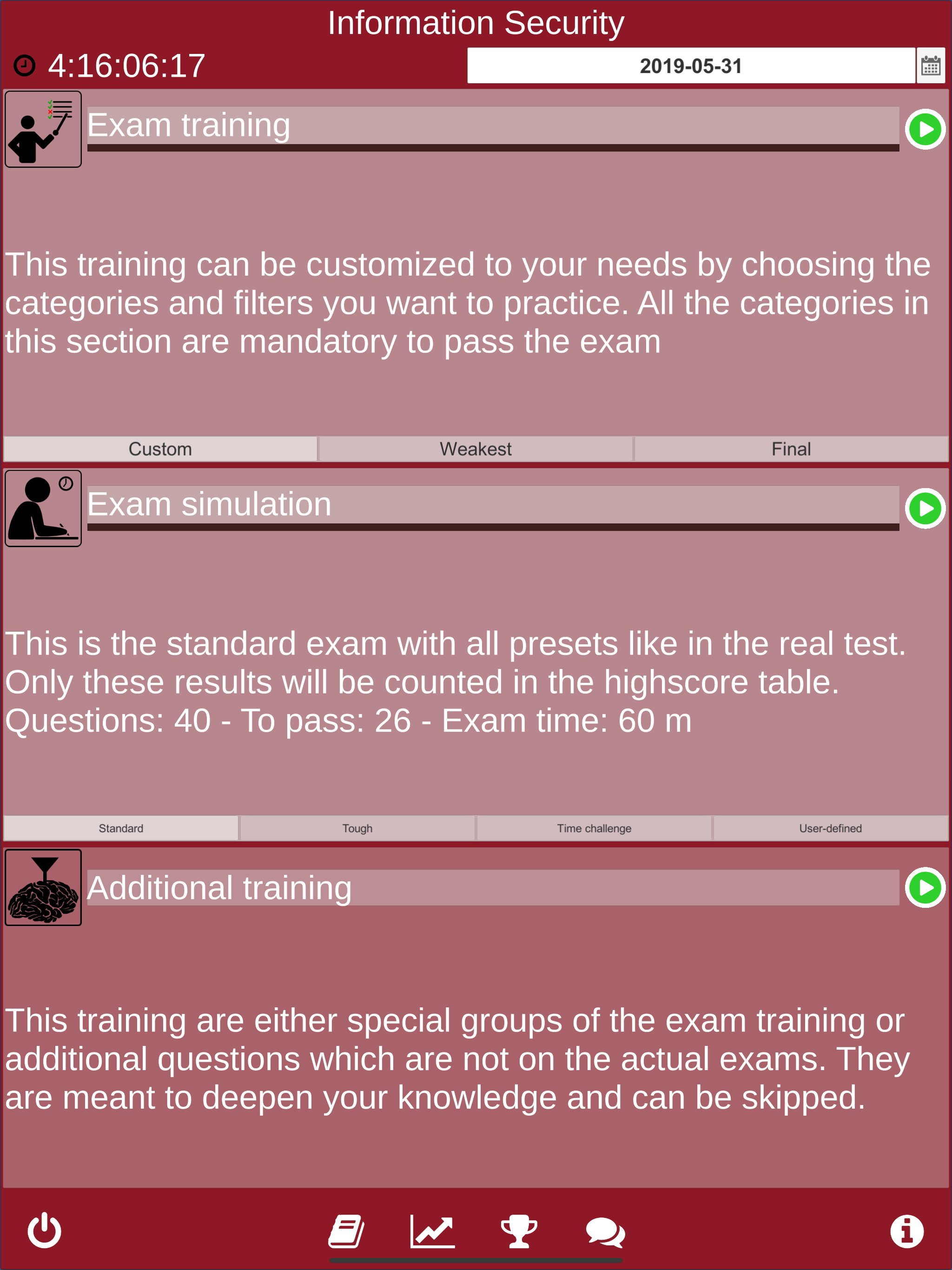 Information Security exam prep screenshot 16
