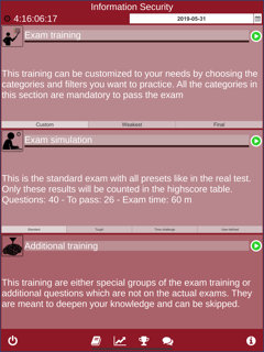 Information Security exam prep screenshot 16