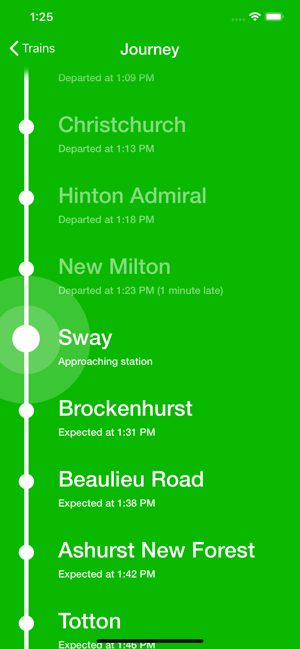 ‎Track - Real time trains Screenshot