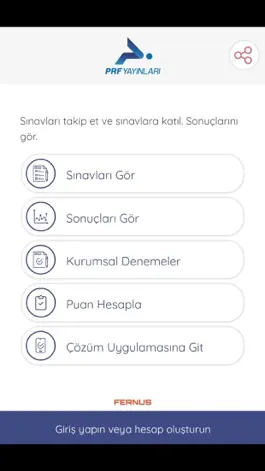 Game screenshot PRF Mobil Sınav mod apk