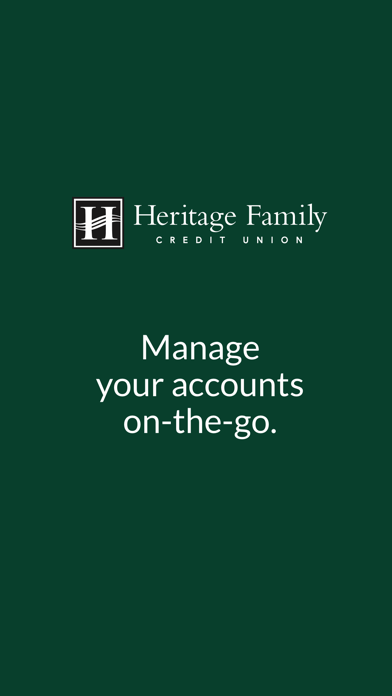 Heritage Family CU eBranch Screenshot