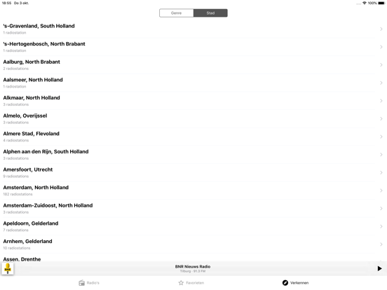 Radio FM Netherlands iPad screenshot 5 - Music app