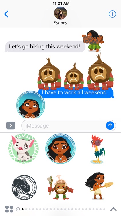Disney Stickers: Moana