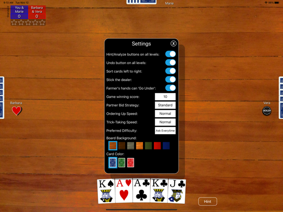 Screenshot #6 pour Euchre Card Classic
