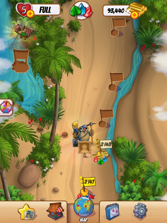 Screenshot #2 for Cascade Gem & Jewel Adventure