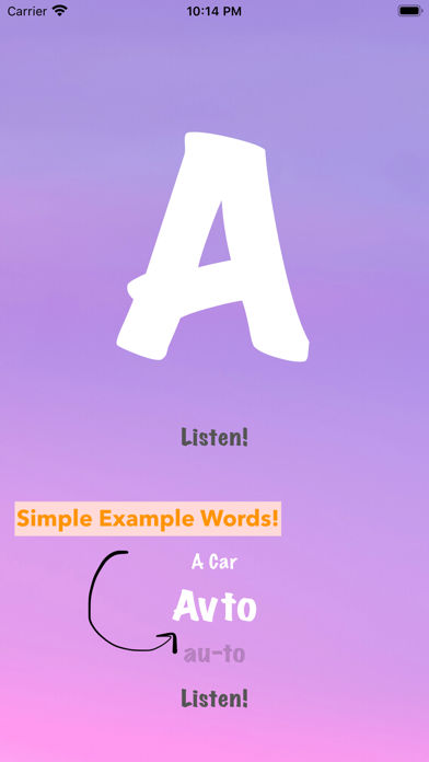 Slovenian Alphabet Screenshot