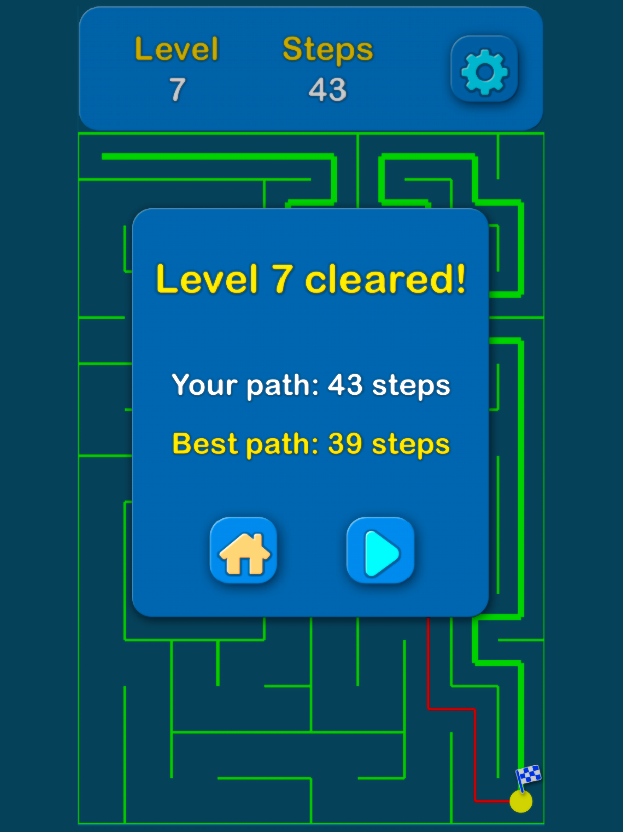 Mazes with Levels: Labyrinths